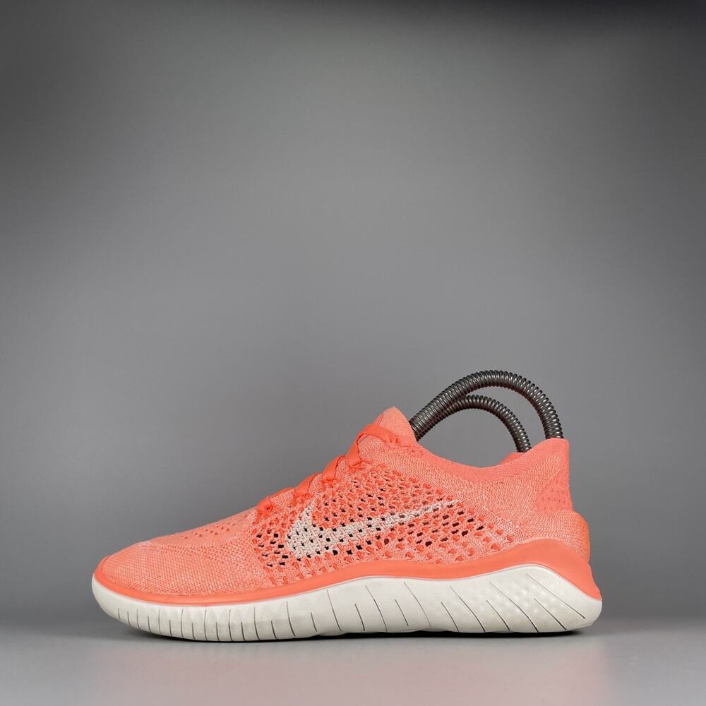 Nike Free RN Flyknit 2018 Women's Size 6.5 Crimson Running Sneaker Athletic Shoe